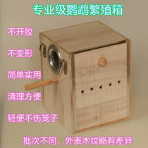 Parrot breeding box Birds Nest tiger skin parrot nest peony parrot nest breeding nest bird nest big head Xuanfeng