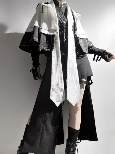 [Второй депозит полка] Супер 4.0 Великий готический плащ для плаща, установленное утреннее утреннее утреннее и иню Лолита оригинал