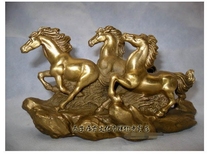 (Yanzi Residence) Copper Horse-Bronze Three Horses Running-Bronze Triple Horses