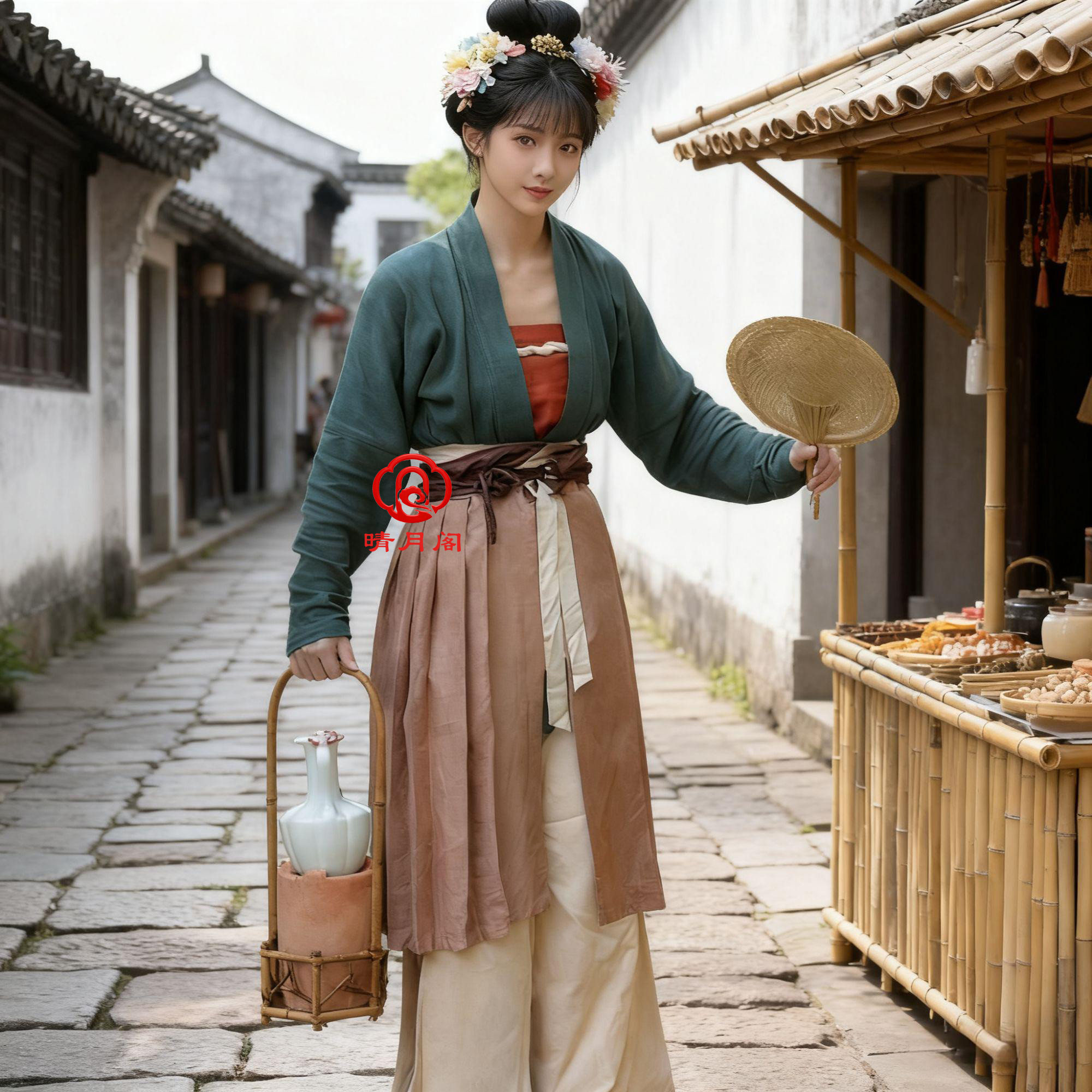 🌟古风新潮流!民间卖货郎汉服复古装男女款🌟-汉服连衣裙-淘宝好物网