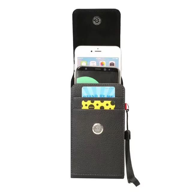 Apple iPhone6plus điện thoại di động bao da đựng ví da kẹp thắt lưng thắt lưng 7P đai đôi nam