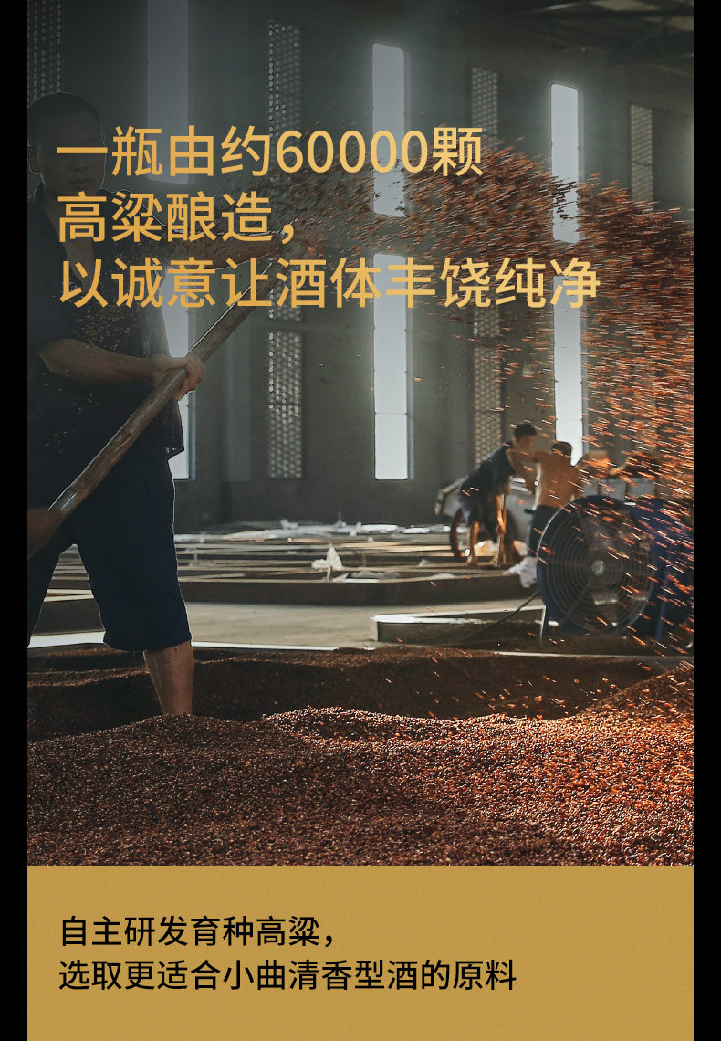 安享好物 安享A级白酒-江小白金盖白酒 国标 