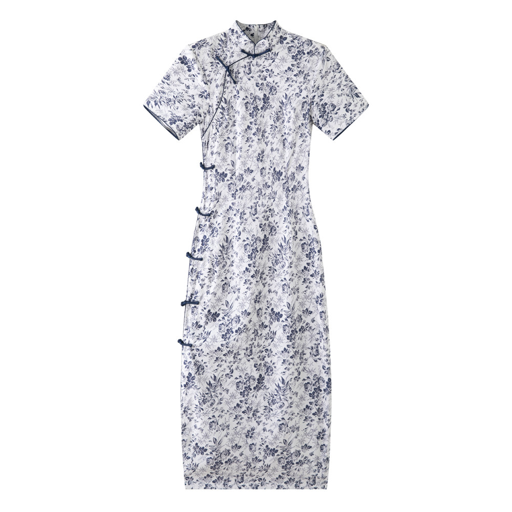 New Chinese - style improved female spring and summer young style small crowd - shattered flower dress in summer 2023 new models