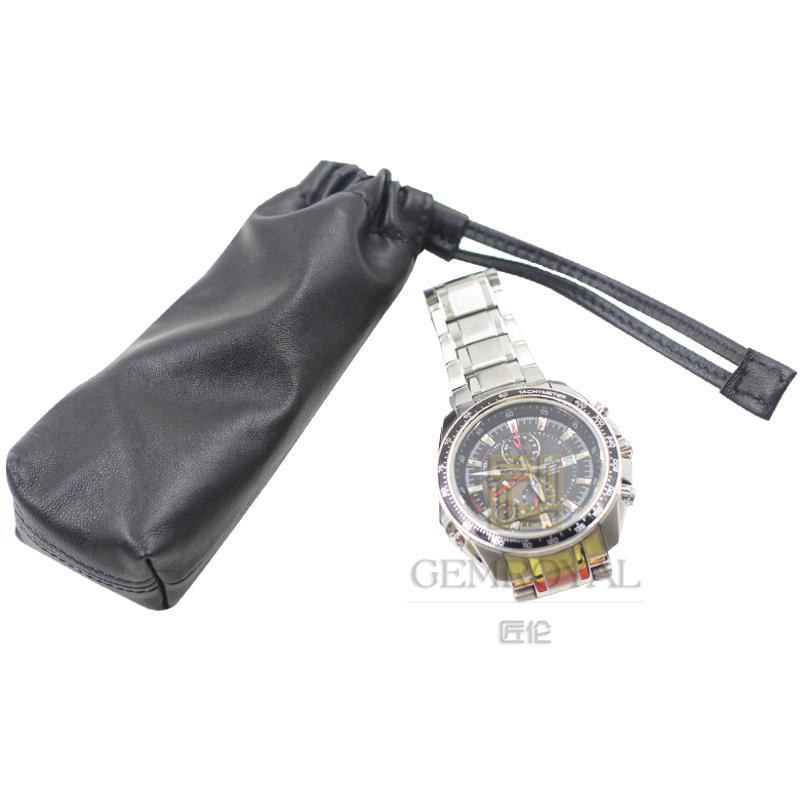 Small Sheep Leather Watches Cashier Bags Sheepskin Portable Bag Mechanical Watch Box Travel Watches Bag Handwatch Box