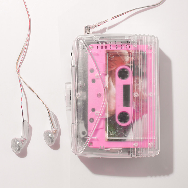 Japanese Anime song tape Full transparent Follow-up listening player with radio Brand new unopened Brand new unopened