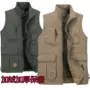 Áo vest nam trung niên mùa thu và mùa đông mới bố tải dày cỡ lớn xuống cotton nam vest vest trung niên vest các loại áo ba lỗ nam