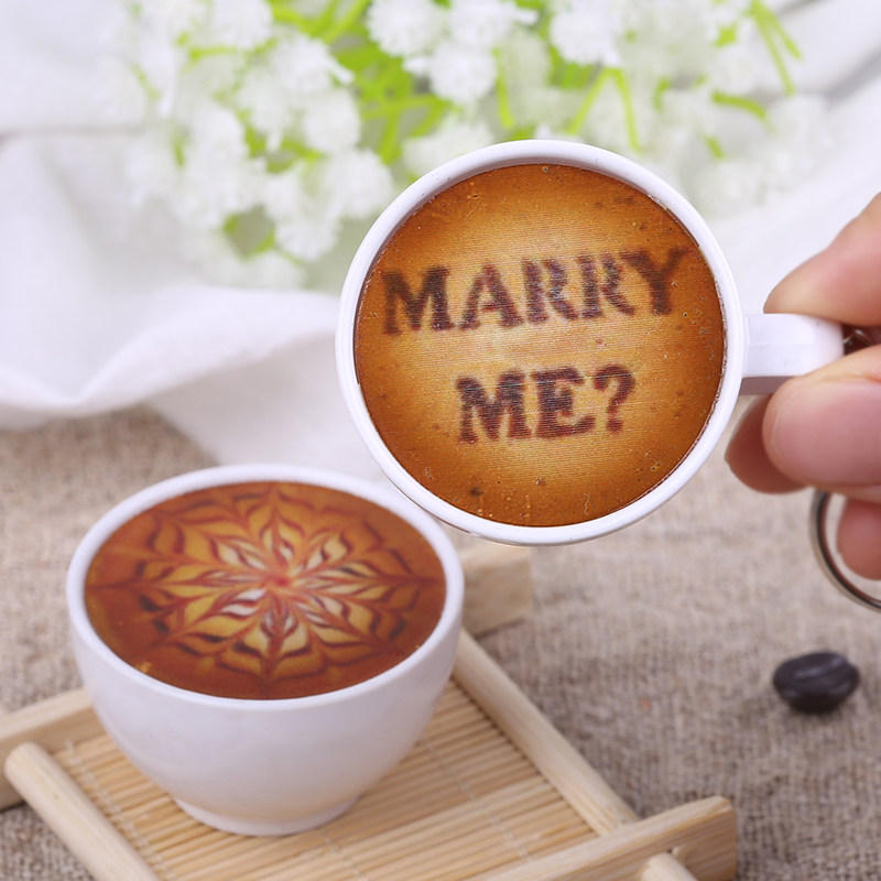 Moka Coffee Cup Model Simulation Now Grinding Coffee Beans With Iron Cream Food Props Shooting Decoration Display Toys