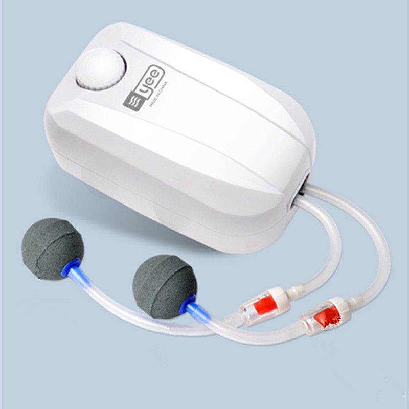 Aquarium fish farming oxygenation pump oxygenation pump fish tank oxygenation machine ultra-quiet small household double-hole fish tank oxygen pump