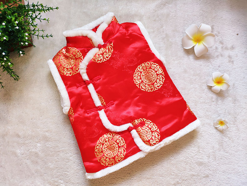 Áo vest bé trai vest mùa thu và đông trẻ em quần áo tang cộng với áo cotton bé gái bé mẫu giáo biểu diễn shop trẻ em