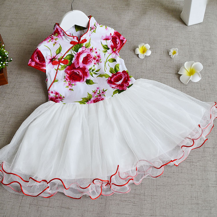 Cô gái symnos mùa hè 2020 bé chiếc váy bé cổ tích công chúa váy trẻ em Tang váy trẻ em cho thấy quần áo.