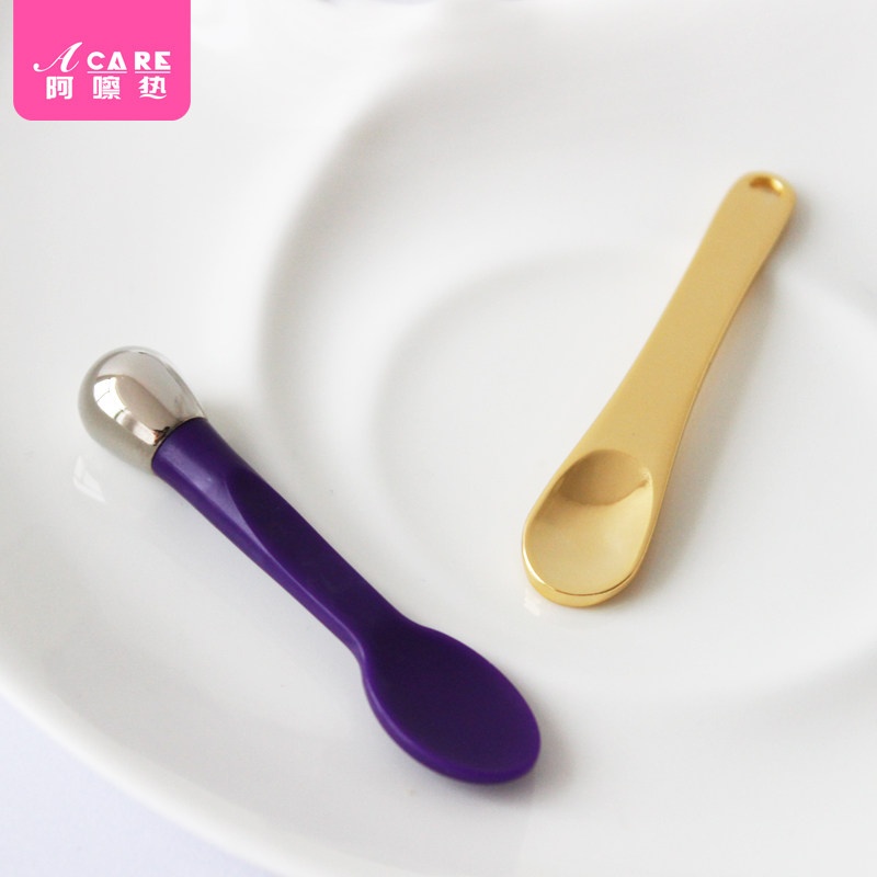 Double-headed eye cream scoop eye cream massage stick roller face beauty stick essence import stick eye massage lift