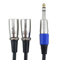 Bay Bridge KQ7733 6 35 turn double Cannon public audio line microphone line tuning bench power amplifier speaker connection