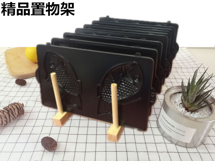 Solid wood baking tray shelves Ansch preferably robust and can be placed with detachable bowls and saucers-Taobao