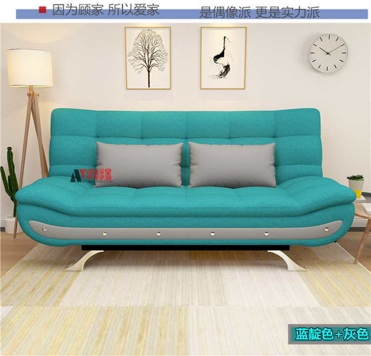 căn hộ nhỏ phòng khách sofa giường đa chức năng gấp nhỏ gọn di động và rửa được 1,8 m 1,5 đơn hoặc đôi ba hiện đại sử dụng kép - Ghế sô pha ghế thư giãn phòng khách