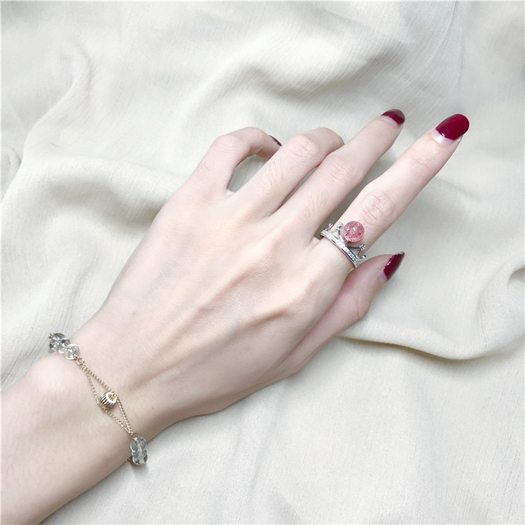 Bague Femme OTHER   en Cristal naturel pierre semi-precieuse - Ref 3089689 Image 6