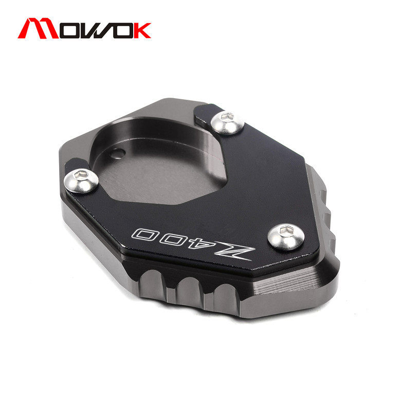 MOWOK Kawasaki Z400 2019 modified aluminum alloy edge brace enlarge pad edge foot widening cushion