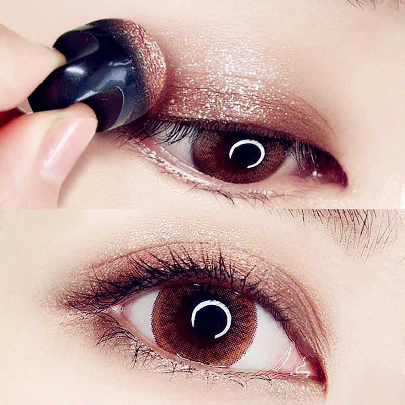 Weiya recommends lazy two-color gradient eyeshadow palette earth color matte waterproof beginner one-touch molding summer