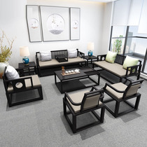 New Chinese sales office talks sofa modern hotel model room Hall reception sofa deck furniture customization