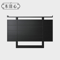 New Chinese style porch cabinet modern minimalist case foyer solid wood porch decoration cabinet cabinet model room furniture