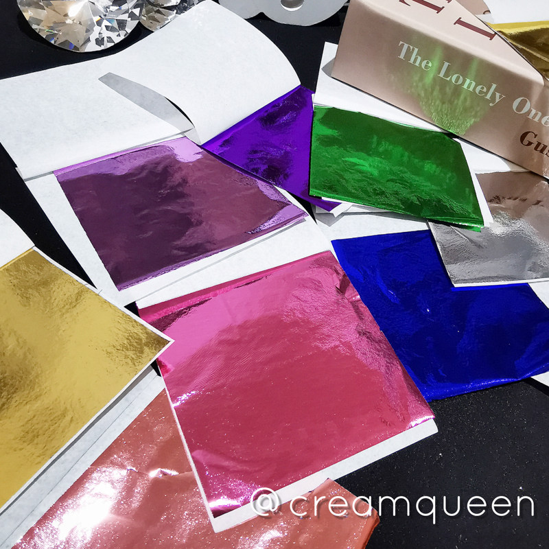 Powder gold leaf silver foil color foil without sinking bottom flash powder bright sheet filling decoration DIY meryl drop glue sparkling glue-Taobao