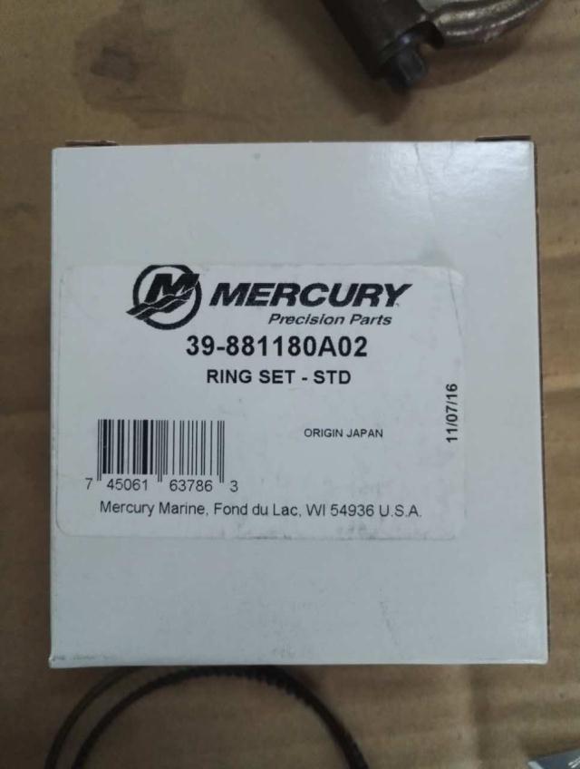 Mercury four stroke outboard machine piston ring Mercury accessories monopoly can provide free technical support