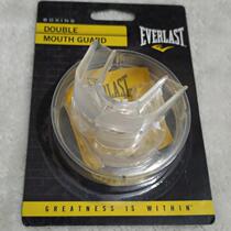 Adult double-layer transparent tooth guard boxing fight Sanda taekwondo braces professional competition tooth guard cover