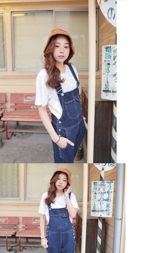 Fat mm mùa xuân, mùa hè và mùa thu cộng với phân bón XL cowgirl bib triều phiên bản Hàn Quốc của dây đai lỏng lẻo kết nối quần jean quần bò baggy