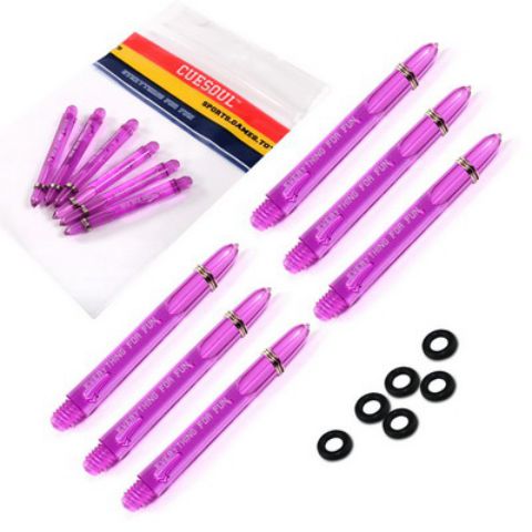 Điểm bắt đầu phi tiêu kim CUESOUL chính hãng 42mm màu phi tiêu nylon que đuôi que 6 / bộ - Darts / Table football / Giải trí trong nhà bảng phóng phi tiêu nam châm