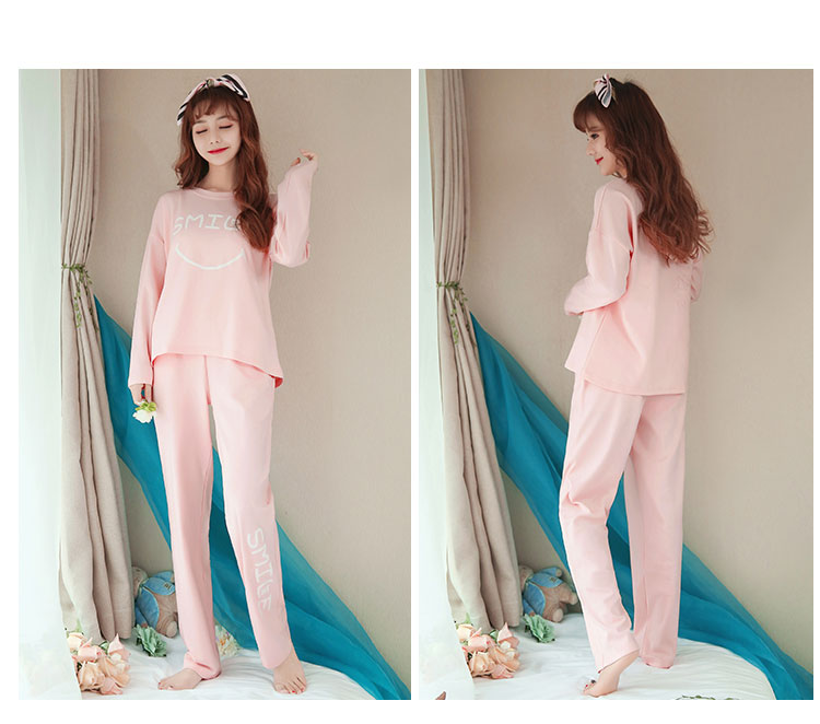 Bộ đồ ngủ nữ mùa thu và mùa đông cotton dài tay phiên bản Hàn Quốc của cô gái công chúa gió mùa thu sinh viên tươi có thể mặc một bộ đồ phục vụ tại nhà đồ ngủ hình thú
