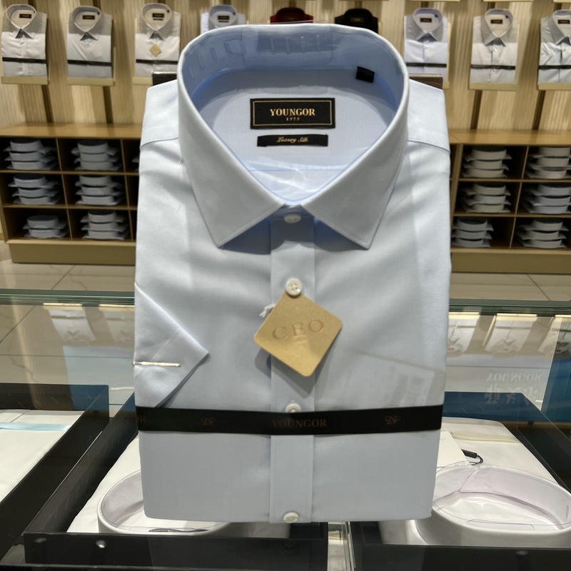 Youngor Yagor Genuine Product from the Store, 2026 Summer Short-Sleeved Shirt Ysts110964Sby Iby ¥1280