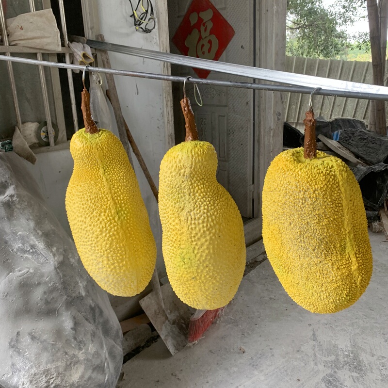 Simulated Fruit Props, Simulated Durian Fruit, Simulated Jackfruit, 55cm Long Fake Jackfruit, Durian Fruit
