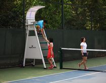 UPMAN-HORSE happens when the TP-2189 tennis court referee chair TP-899 match field standard combination