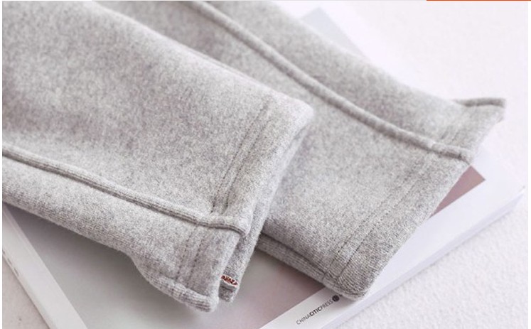 Mùa xuân và mùa thu cotton chia ngã ba quần legging thể thao phụ nữ mặc quần mỏng màu đen là quần thun co giãn mỏng quần legging cao cấp
