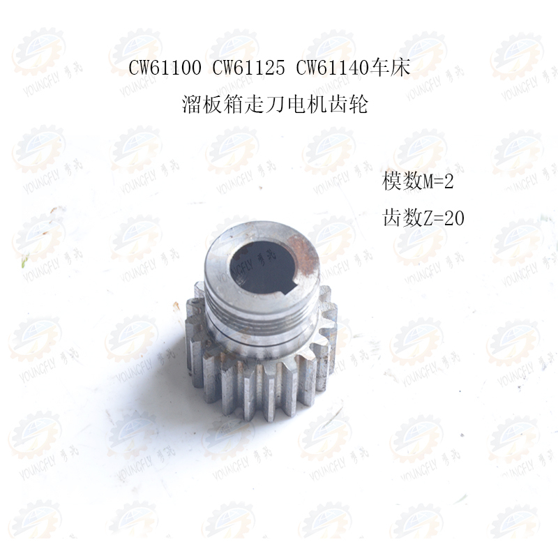 Shenyang Cw61100B Cw61125B Cw61140B Sliding Table Box 18-Tooth Fast Feed Motor Gear