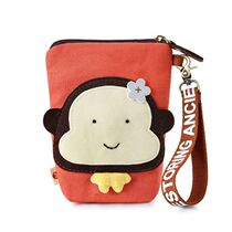 Mobile phone bag female 2021 new fashion all-match Korean version canvas large screen mobile phone bag student handbag cosmetic bag