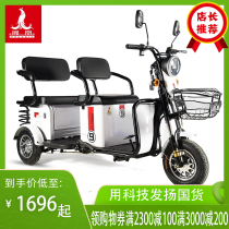 Phoenix electric tricycle small household new women pick up children battery car pull goods hill climb scooter many people