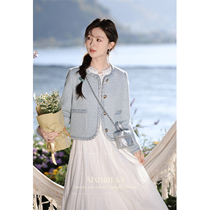 Deer to the south Gentle Universe early spring temperament jacket 2024 new fashion short and small fragrant wind blouse