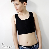 Les handsome tt corset summer incognito zipper bamboo charcoal ice silk short breathable large size thin section pull corset