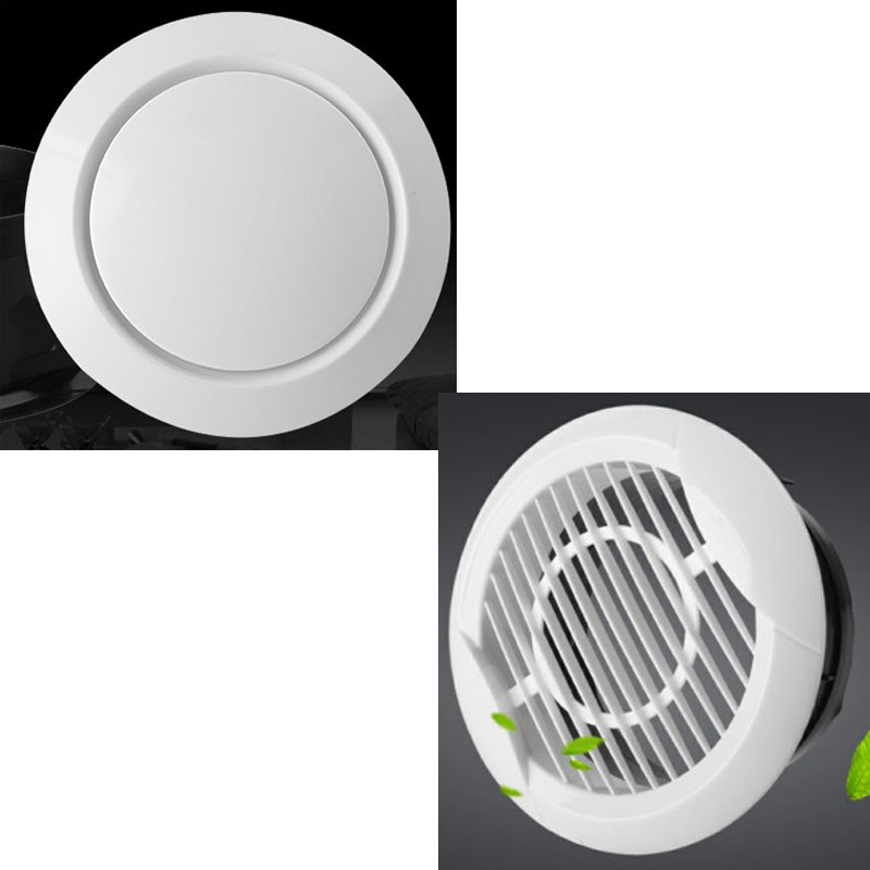abs plastic round air outlet fresh air exhaust system air outlet round louver vent cover exhaust vent hood