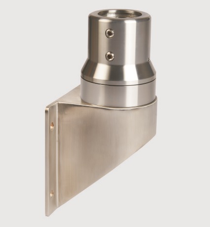 Vertical Wall Seat 304 Stainless Steel Round Pipe Touch Screen Control Box Food Pharmaceuticals Pharmaceutical Equipment Swivel Bracket