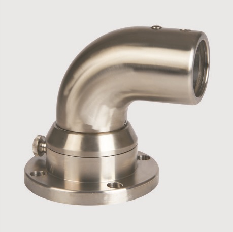 Top Seat Components Round Stainless Steel Tubes Drink Pharmaceuticals Food Machinery Electric Box Cantilevered Arm Swivel Bracket