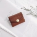 Thẻ Accord gói da mini 2018 Hàn Quốc dễ thương thẻ ngân hàng thẻ lái xe nhiều thẻ kinh doanh ví tiền xu nữ ví nữ đẹp Chủ thẻ