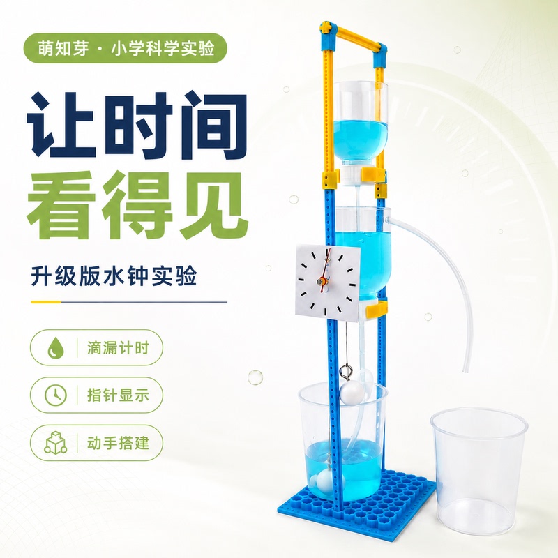 Drip Copper Kettle Drip Timer One-Minute Water Clock Making Materials Fifth Grade Handicraft Science Toy Water-Powered