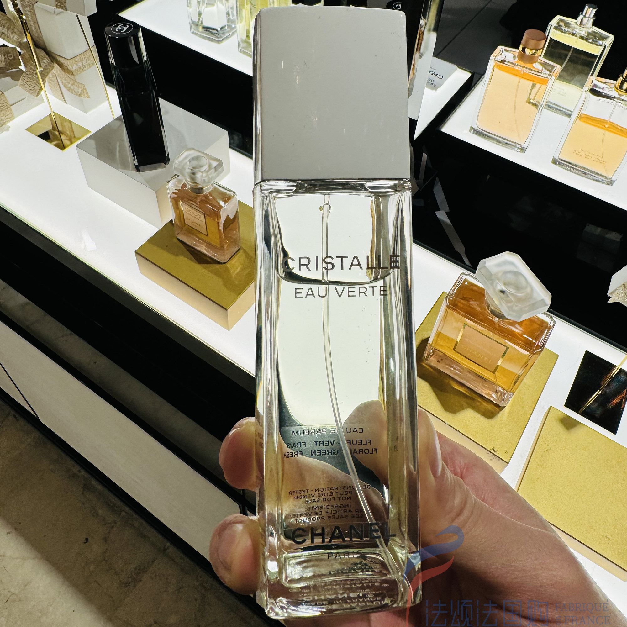 法国购Chanel香奈儿Cristalle Eau Verte新版水晶恋绿意香水100ml值得买