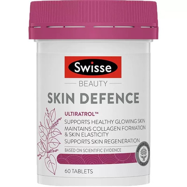 Reba ດຽວກັນຂອງ Swisse Highlighting Tablets Niacinamide Grape Seed Resveratrol Whitening and Brightening 60 ເມັດ