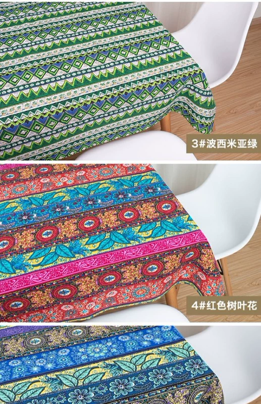 gió Quốc in Bohemian vải vải bông dệt may DIY khăn trải bàn handmade retro chắp vá Đông Nam Á - Vải vải tự làm vải thô trắng