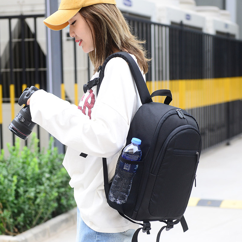 Canon single-eye camera bag shoulder camera bag 750D900D200D70D5D4 650D800D thickening shockproof