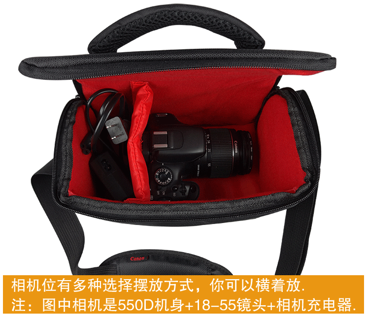 Túi máy ảnh Canon DSLR 600d 60d 700d 650d 6d 70d 5D35D25DSR túi máy ảnh một vai - Phụ kiện máy ảnh kỹ thuật số túi đựng máy ảnh chống nước