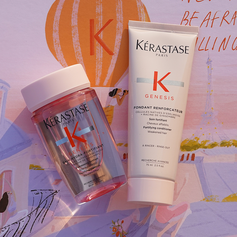 Kashi Yuanqi Ginger Fuyuan Core Silk Shampoo 80ml Conditioner 75ml Medium and Small Sample Travel Wash and Care Set