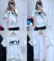 VENJOY Hong Kong CDG PLAY DAZT067 DAZT068 men and women lettering T-shirt 2